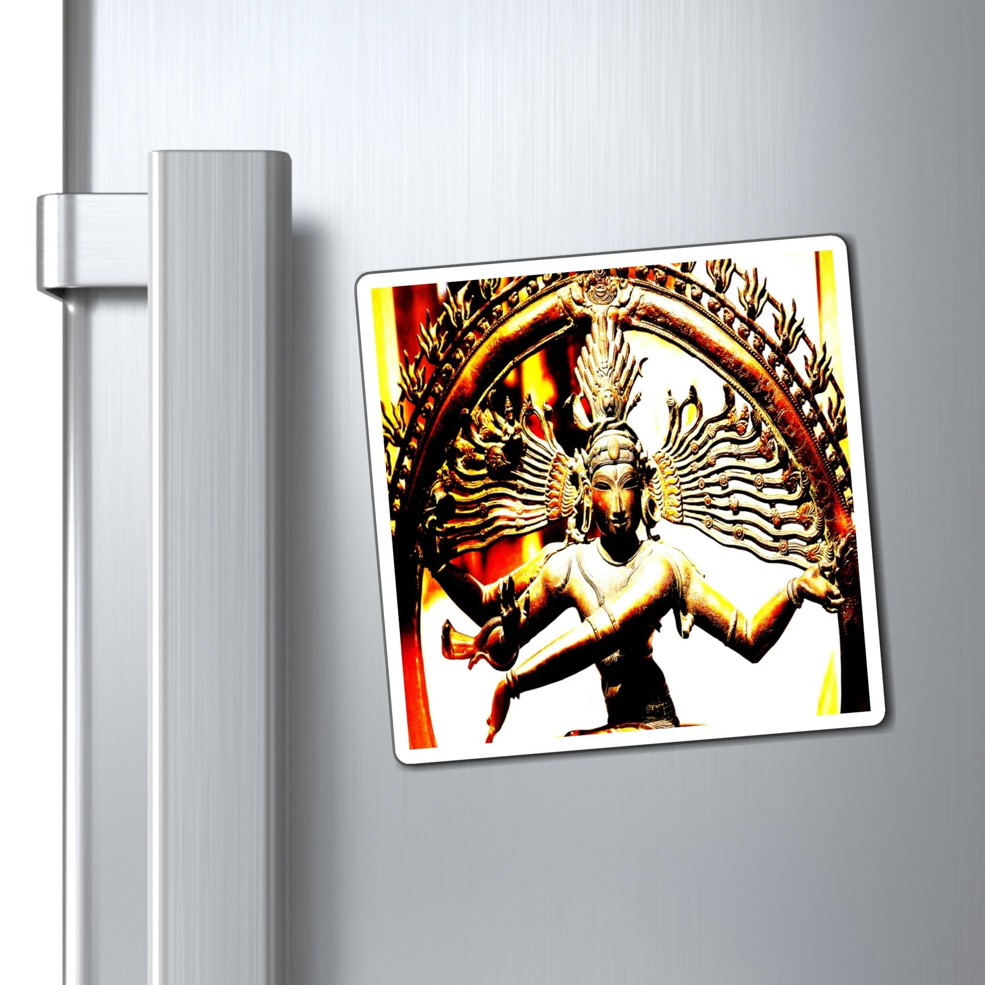 US Made - Magnets - The temples of Ancient India - Shiva Goddess radiating awareness, energy and love💘 - Green Forest Home