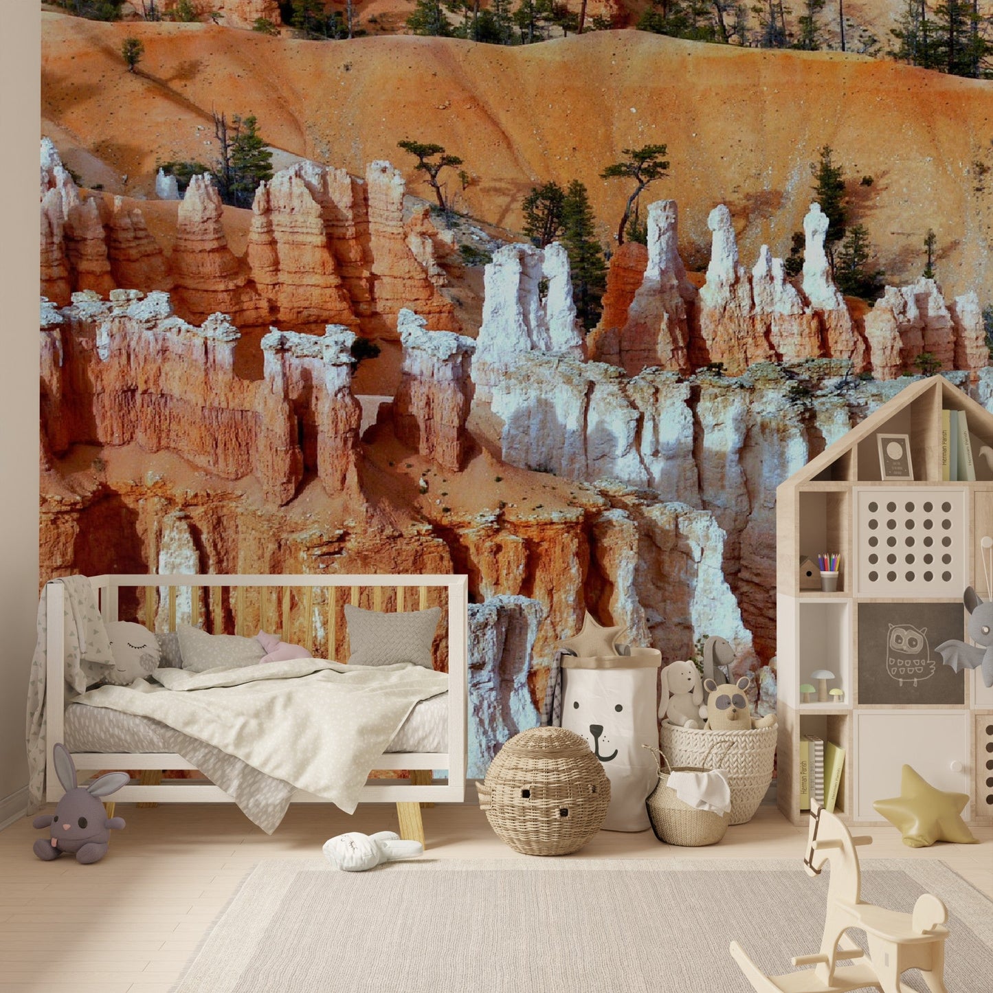 Wallpaper - Bryce Canyon National Park in Utah - USA - Easy Peel & Stick - Green Forest Home