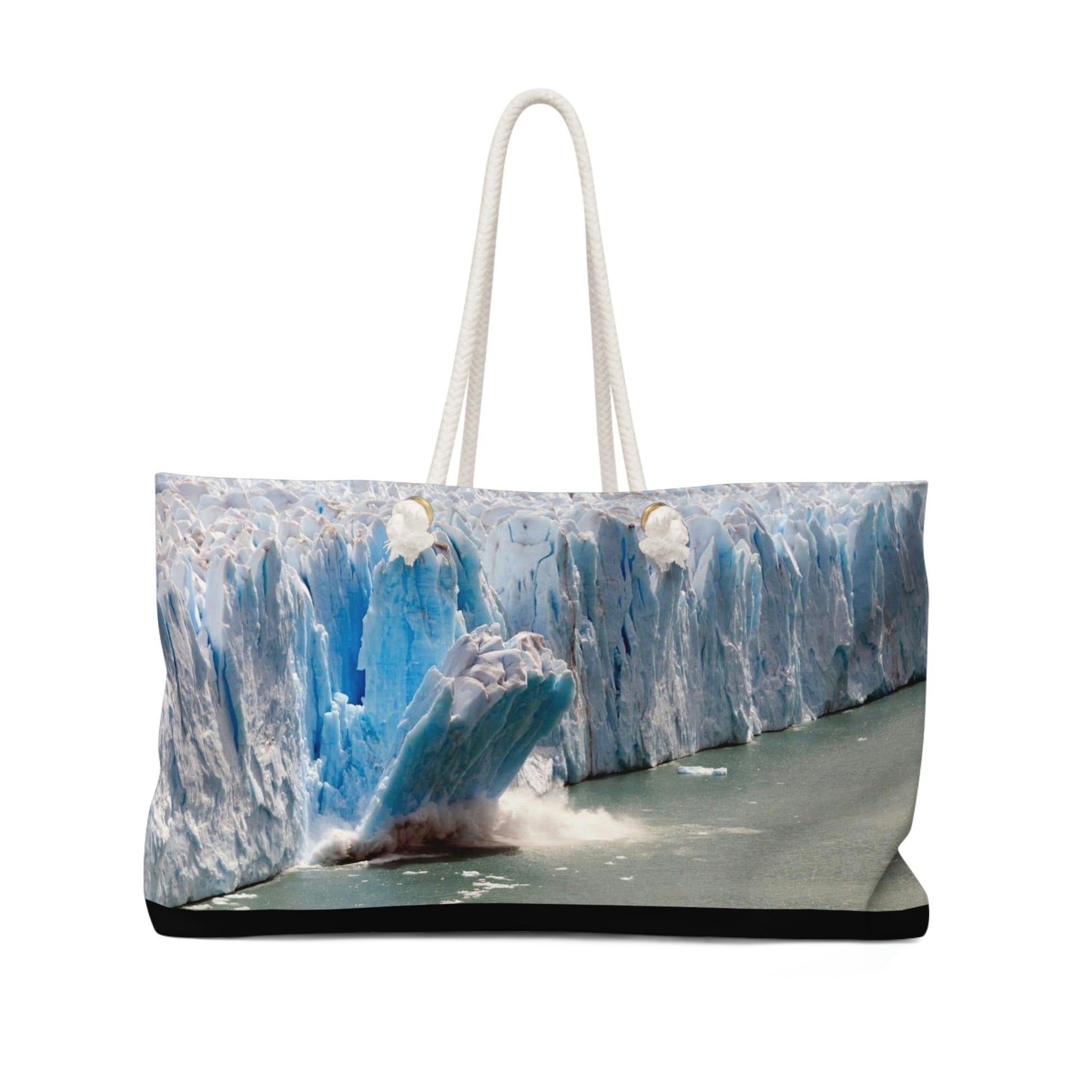 Weekender Bag - Keeling curve proof of Global Warming due to unprecedented CO2 growth in atmosphere, and Polar ice melting fast! - Green Forest Home