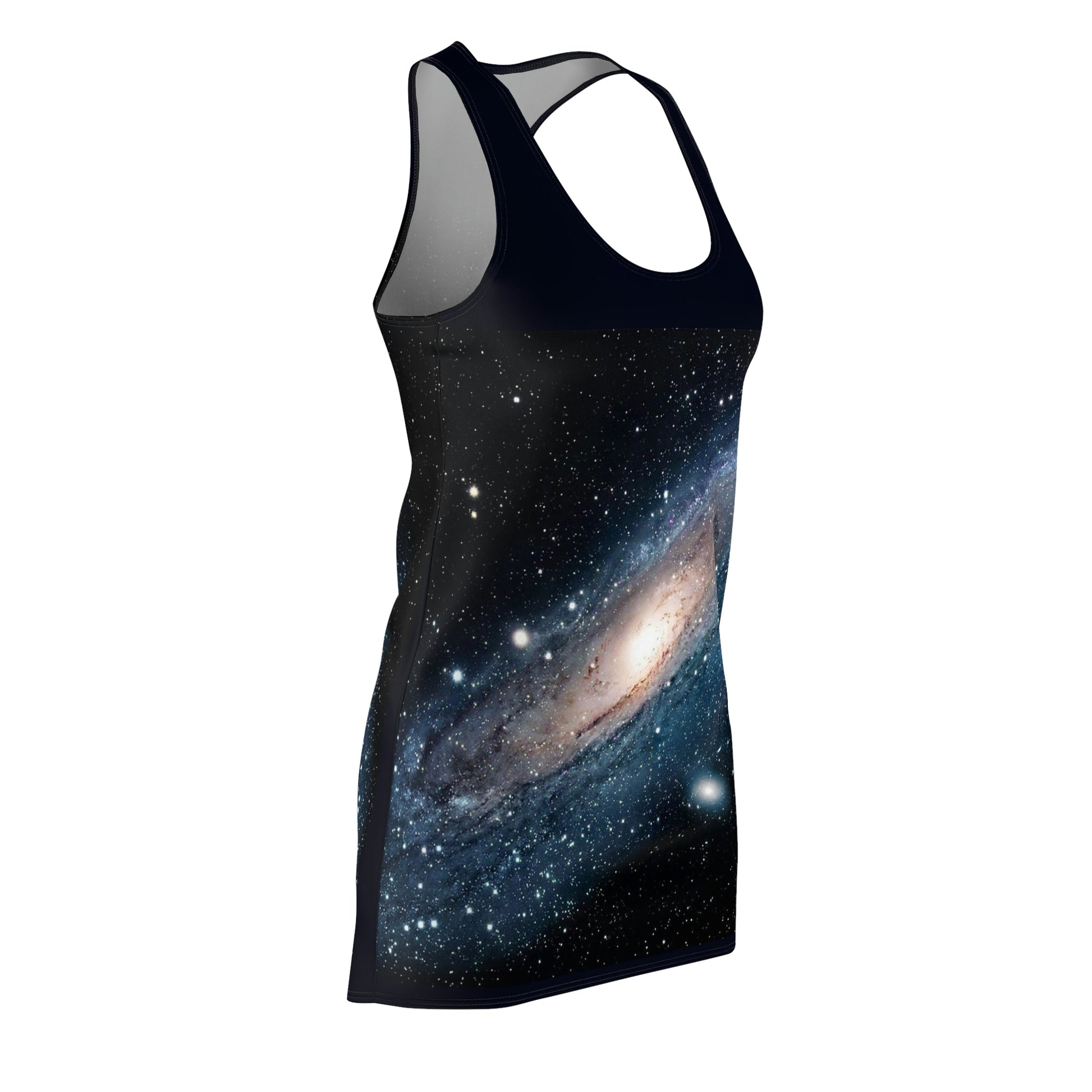 Women's Cut & Sew Racerback Dress - The Andromeda galaxy - closes to the Earth at 2.5 million light-years - NASA image - Green Forest Home