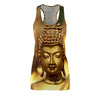 Women's Cut & Sew Racerback Dress - The Compassionate Buddha - Temple in Thailand - Green Forest Home