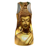 Women's Cut & Sew Racerback Dress - The Compassionate Buddha - Temple in Thailand - Green Forest Home